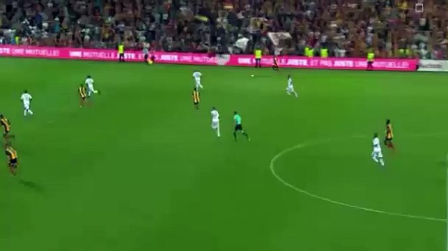 But Contre son camp Perradin Florent - Racing Club De Lens 1-0 Bourg-Péronnas (09/09/2016)