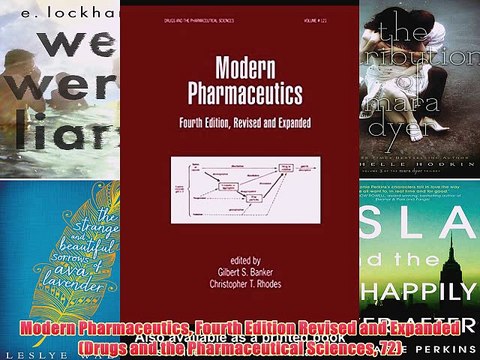 [PDF] Modern Pharmaceutics Fourth Edition Revised and Expanded (Drugs and the Pharmaceutical