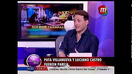 ¿Pata Villanueva y Luciano Castro fueron parejas?
