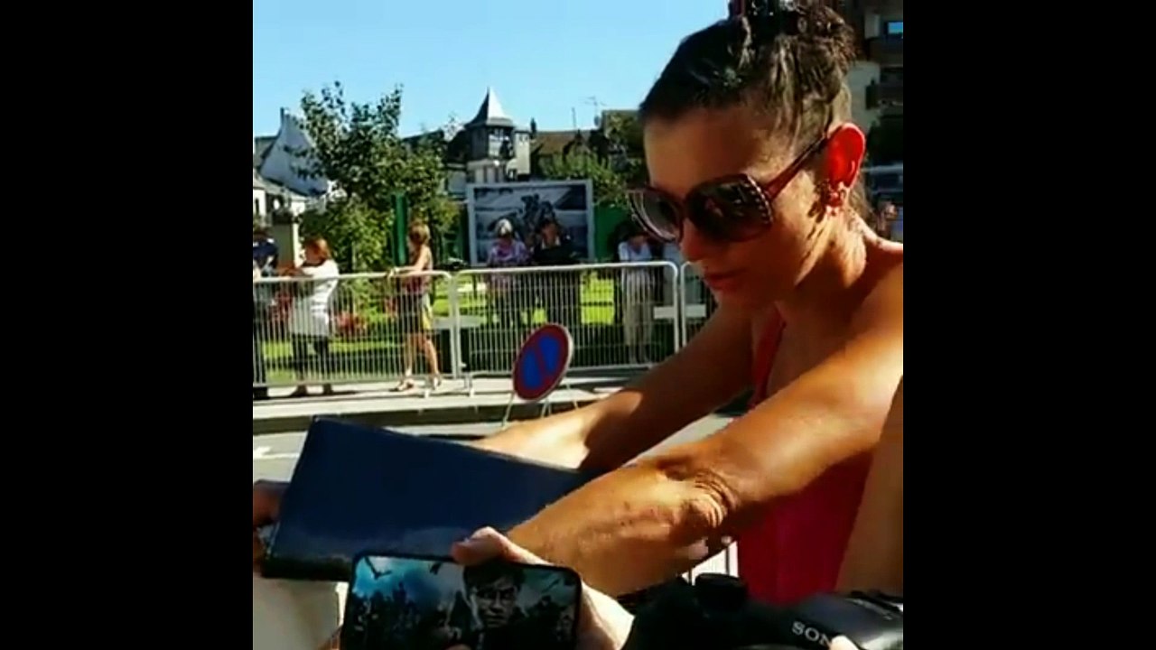 L'arrivée de Daniel Radcliffe à l'hôtel Normandy Barrière de Deauville