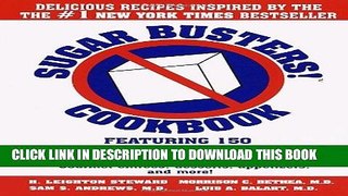 New Book Sugar Busters! Cookbook: Featuring 150 Sugar-Busting Recipes for Quick and Easy Family