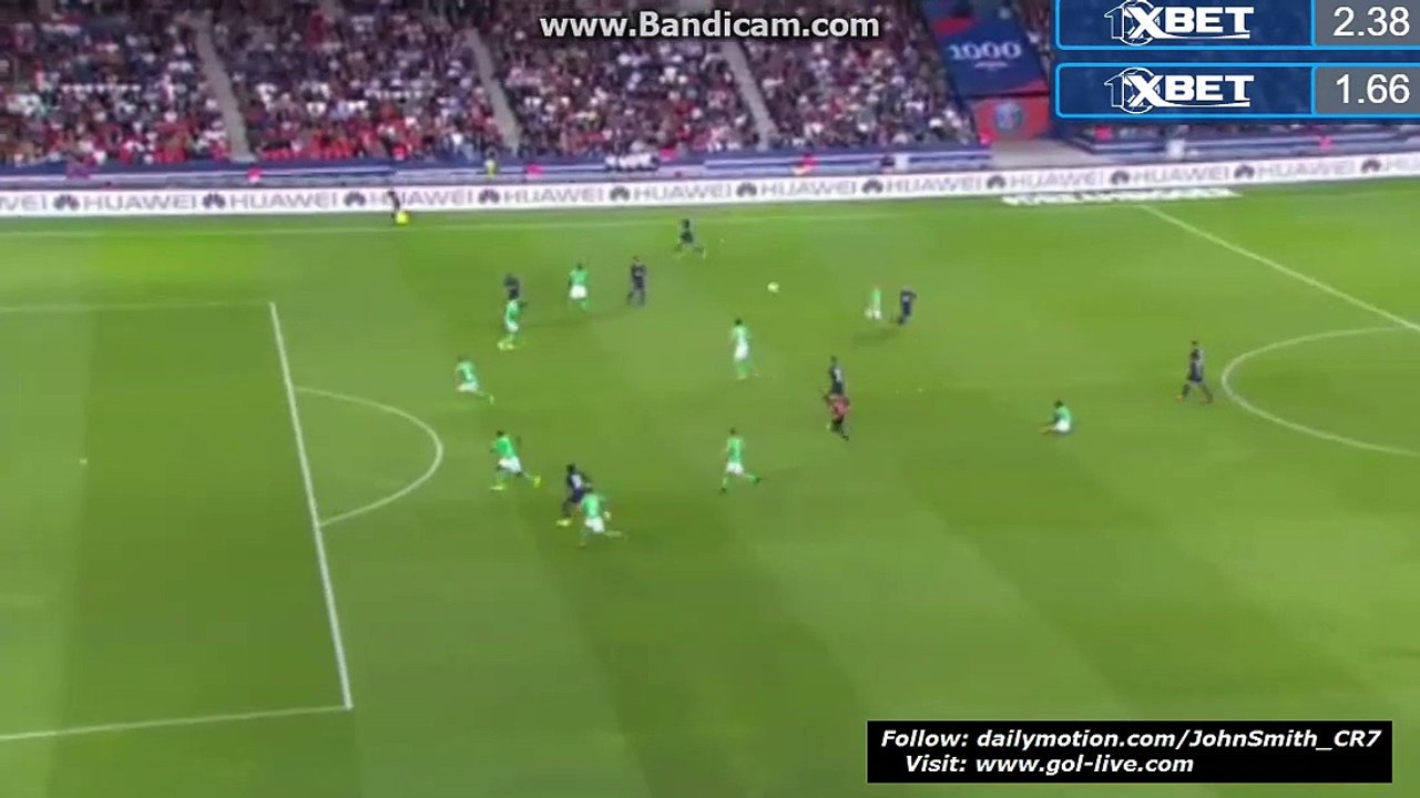Lucas Moura Goal HD - Paris Saint-Germain 1-0 Saint-Étienne - France - Ligue 1 09.09.2016 HD