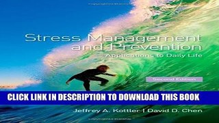 New Book Stress Management and Prevention: Applications to Daily Life