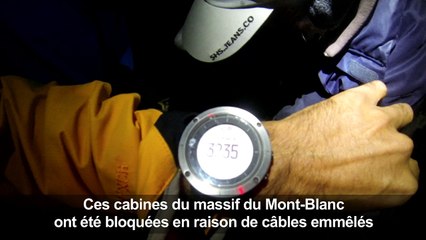 Mont-Blanc: 16 heures bloqués dans une télécabine