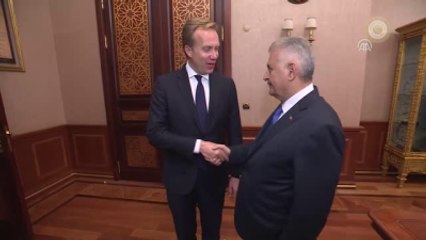Başbakan Yıldırım, Norveç Dışişleri Bakanı Brende'yi Kabul Etti