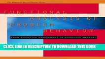 New Book Functional Analysis of Problem Behavior: From Effective Assessment to Effective Support