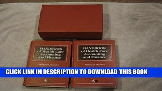 Collection Book Handbook of Health Care Accounting and Finance (2 Volume Set)