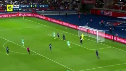 Robert Beric Goal - PSG 1-1 Saint Etienne 09.09.2016