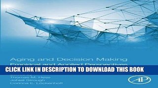 New Book Aging and Decision Making: Empirical and Applied Perspectives