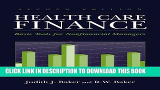 New Book Health Care Finance: Basic Tools For Nonfinancial Managers