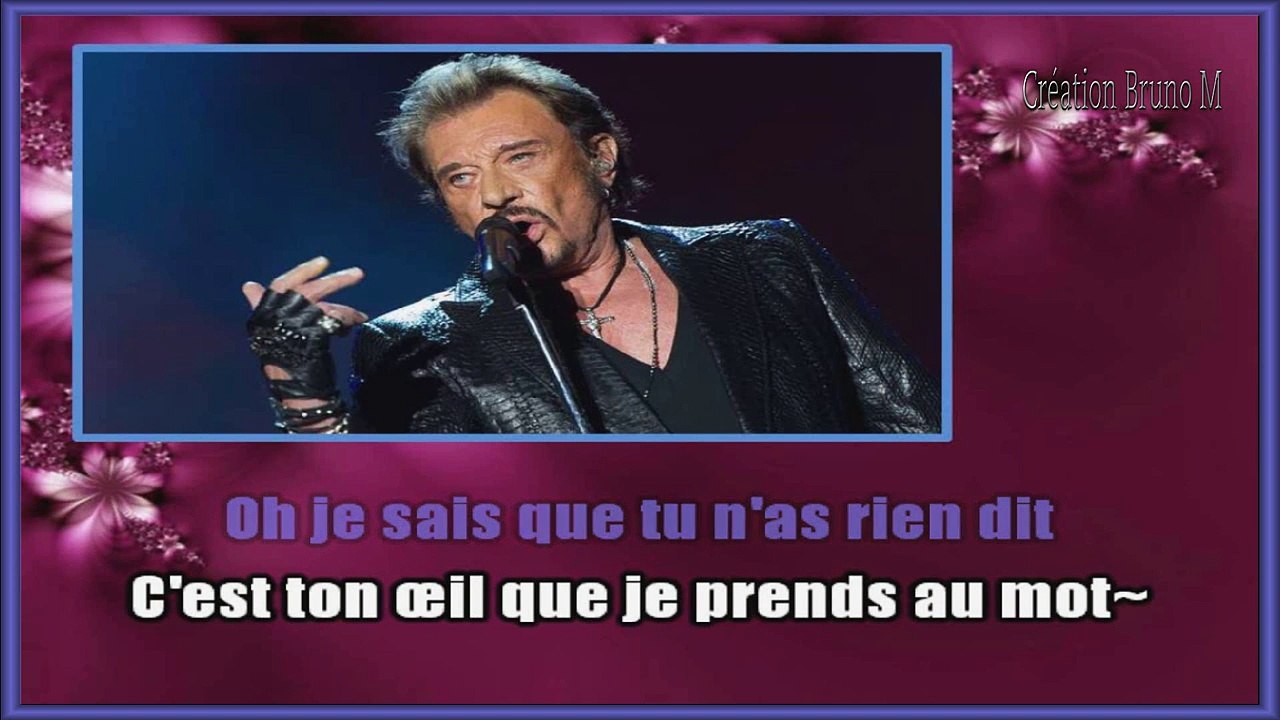 Karaoké♫ Johnny Hallyday Ma gueule stade de France 2009 - YouTube