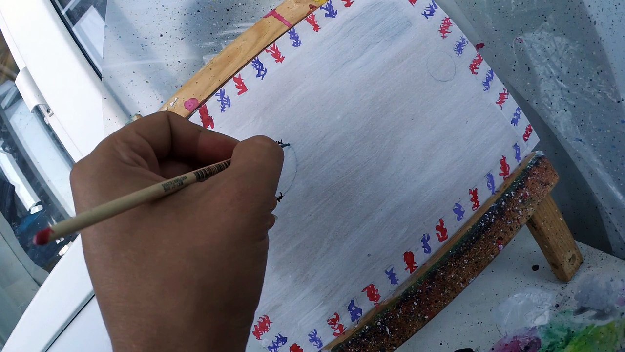 Филателия и Живопись oil farba