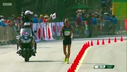 Unfortunate accident for French race walker Yohann Diniz