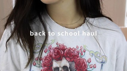 BACK TO SCHOOL (Try-On) HAUL Brandy Melville lindseyrem