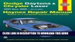 [PDF] Haynes Dodge Daytona and Chrysler Laser, 1984-1989 Full Colection