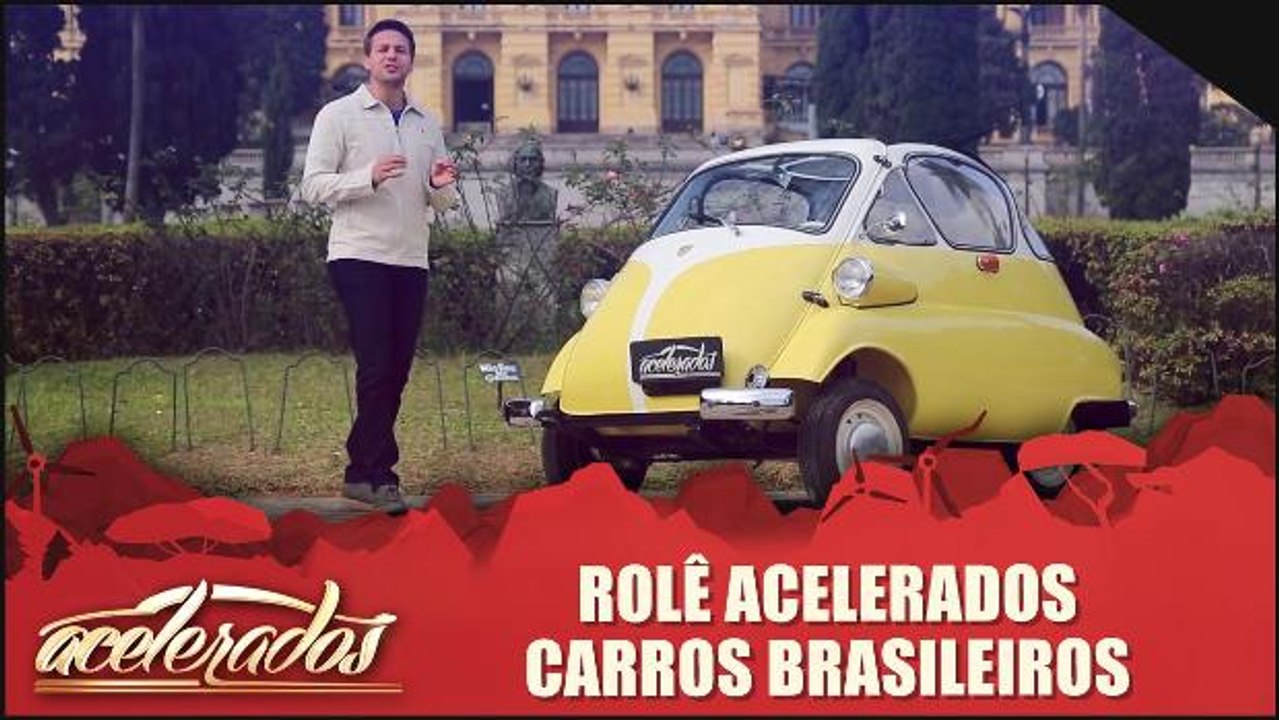 Gerson e Cassio andam com carros brasileiros antigos