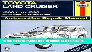 [PDF] Toyota Landcruiser Series FJ60, 62, 80 and FZJ80, 1980-1996 Full Online