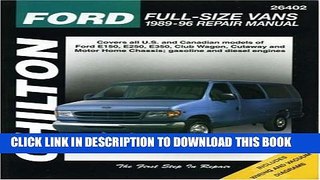 [PDF] Ford: Full-Size Vans 1989-96 Popular Colection