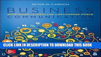 [PDF] Business Communication:  Developing Leaders for a Networked World Popular Colection