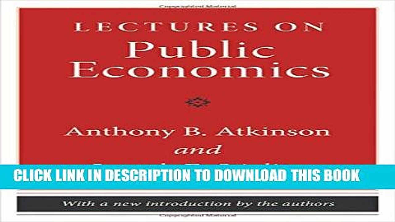 [PDF] Lectures on Public Economics Full Colection
