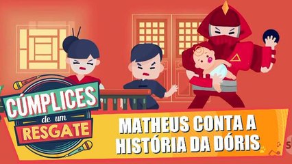 Matheus inventa história sobre nascimento de Dóris