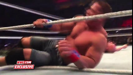 Watch what happens after a ring rope snaps during John Cena match at WWE Live Manila