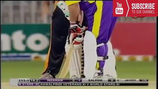 Inzamam-ul-Haq batting after 9 years in World Stars XI vs Veterans XI 2016 Match - YouTube