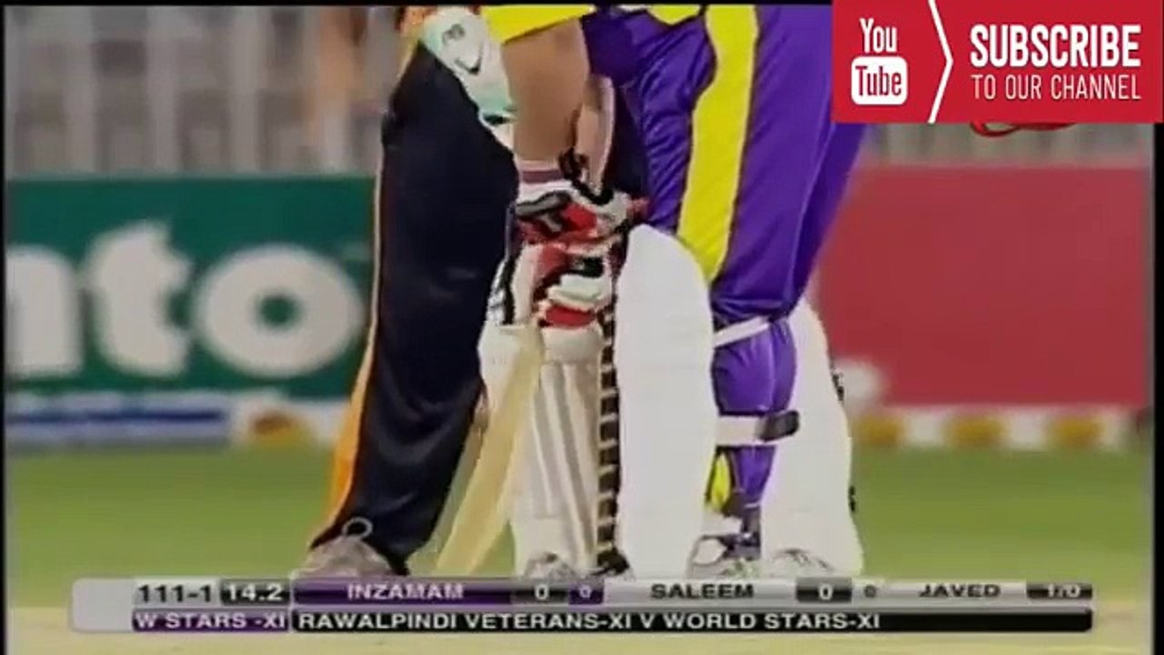 Inzamam-ul-Haq batting after 9 years in World Stars XI vs Veterans XI 2016 Match - YouTube