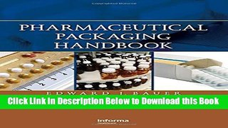 [PDF] Pharmaceutical Packaging Handbook Online Books
