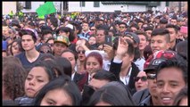 Jóvenes se reúnen en Bogotá para decirle 