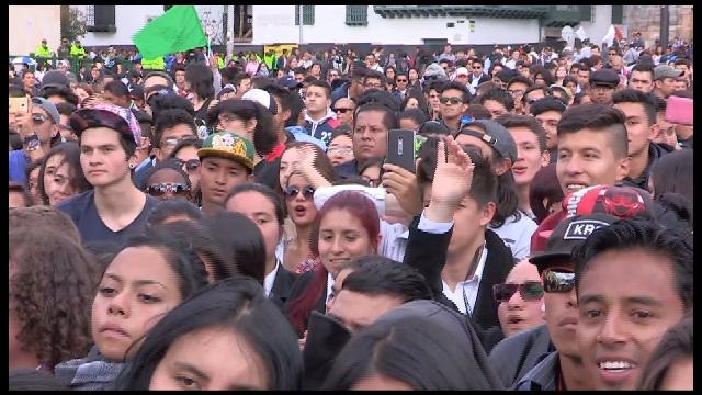 Jóvenes se reúnen en Bogotá para decirle sí a la paz de Colombia