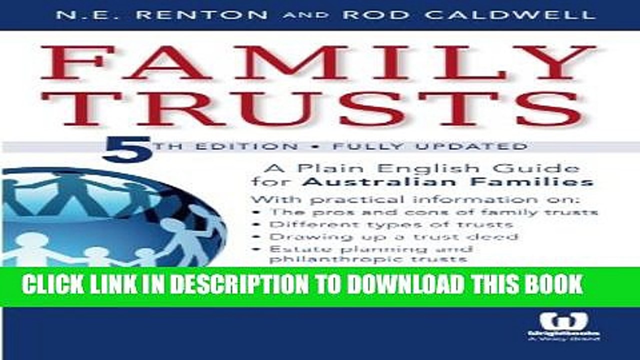 [PDF] Family Trusts: A Plain English Guide for Australian Families Full Colection