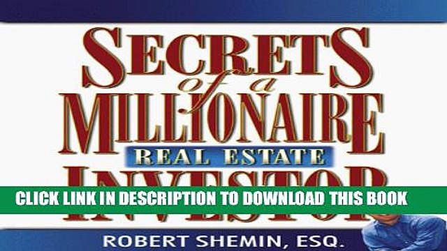 [PDF] Secrets of a Millionaire Real Estate Investor Full Online