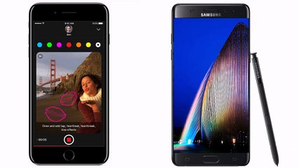 Apple iPhone 7 vs Samsung Galaxy Note 7