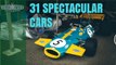 31 spectacular cars driven by legendary driver Jack Brabham