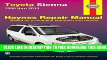 New Book Toyota Sienna 1998 thru 2010: All Models