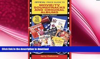 FAVORITE BOOK  Official Price Guide to Movie/TV Soundtracks and Original Cast Albums: 2nd