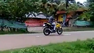 Amazing bike stunt with funny video