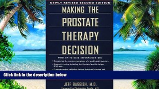Big Deals  Making the Prostate Therapy Decision  Best Seller Books Best Seller