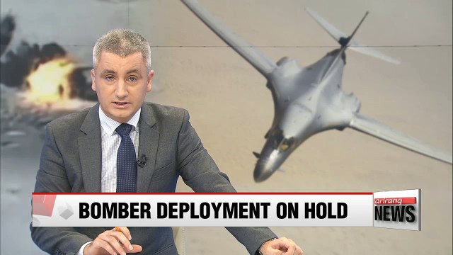 Deployment of U.S. strategic bomber postponed due to weather conditions in Guam