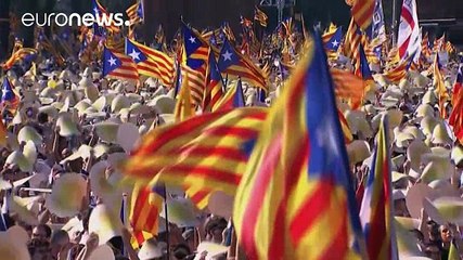 Plus de 800 000 Catalans manifestent pour l'indépendance