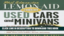 Collection Book Lemon-Aid: Used Cars and Minivans 2007-08