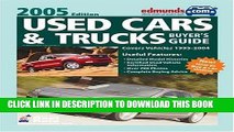 Collection Book Used Cars   Trucks Buyer s Guide 2005 Annual (Edmund s Used Cars   Trucks Buyer s