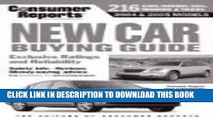New Book New Car Buying Guide 2004 (Consumer Reports New Car Buying Guide)