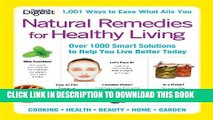 New Book Natural Remedies for Healthy Living: Over 100 Smart Solutions to Help You Live Better Today
