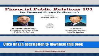 Read Financial Public Relations 101  Ebook Free