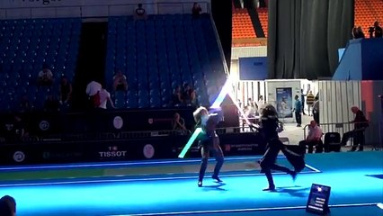 Star Wars duel on Fencing World Championships. BEST SOUND
