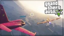 STEALING HELICOPTERS AND FLYING JETS - GTA 5 ONLINE FUNNY MOMENTS #6