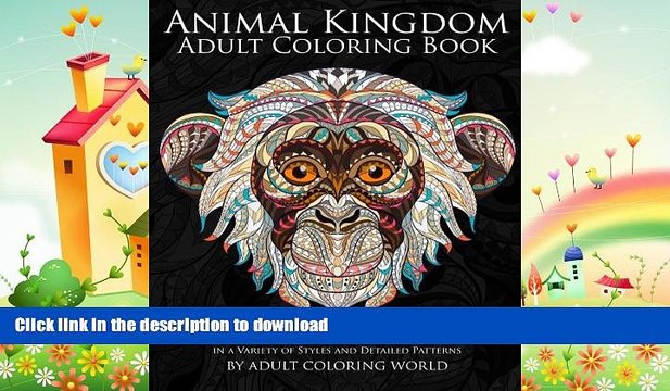 Download Favorite Book Animal Kingdom Adult Coloring Book A Huge Adult Coloring Book Of 60 Wild Animal Video Dailymotion