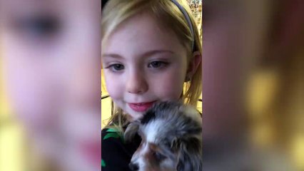 Cute Girl Loves Adorable Gassy Puppy